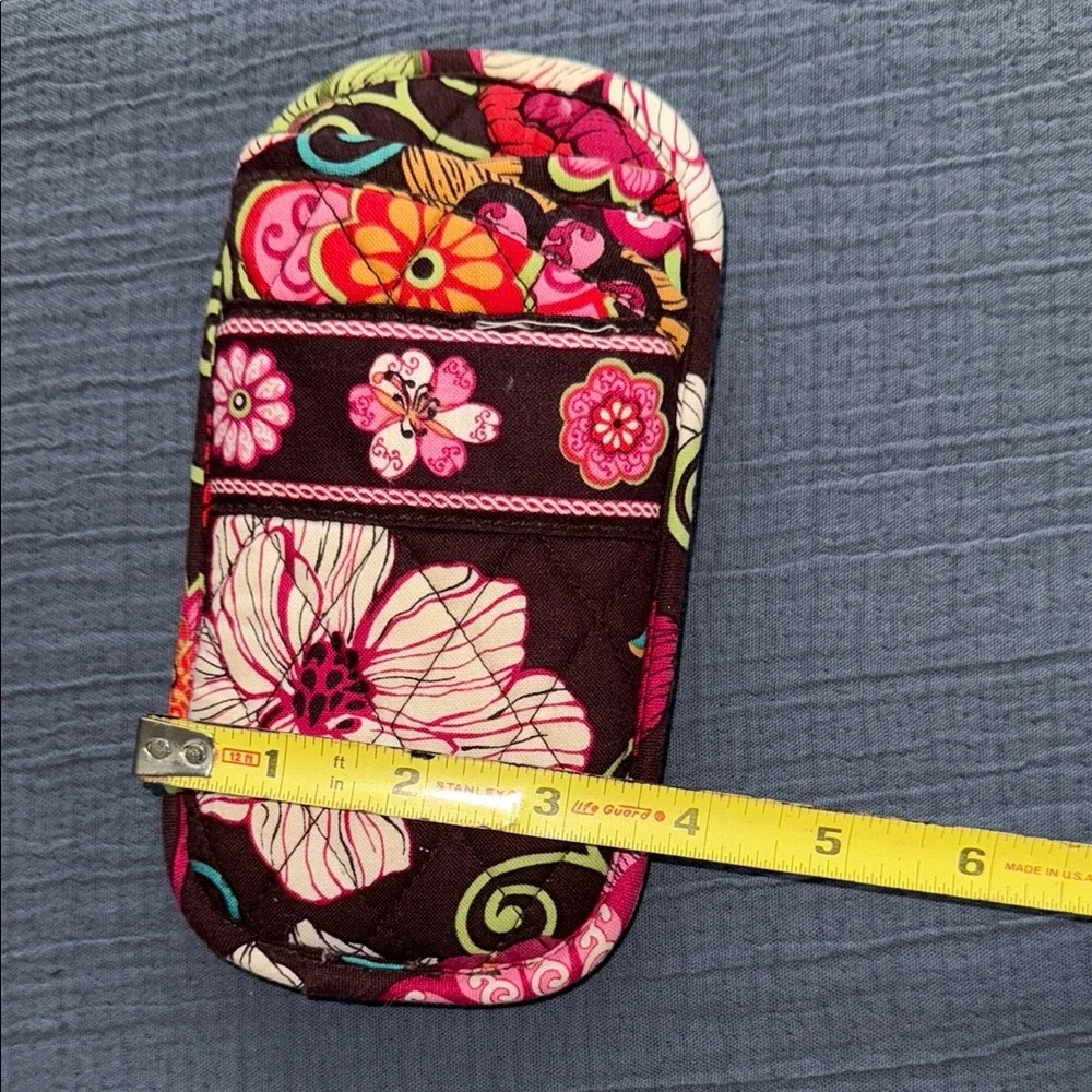Vera Bradley Pink and Brown Double Soft Floral Phone Cover EUC